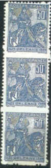 Sans perforation.   Jeanne 257