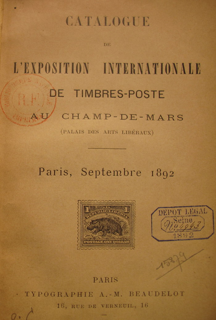 couverture du catalogue