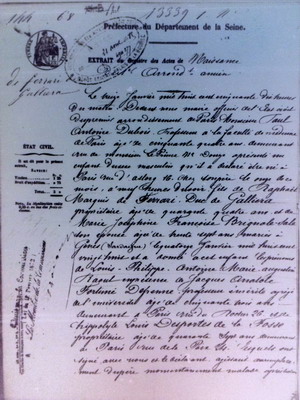 acte naissance