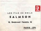 Entier 15 F Salmson. Marianne de Muller