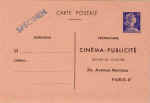 entier cinema specimen Marianne de Muller