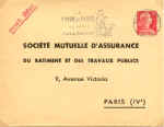 Entier postal    Marianne de Muller.