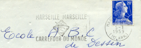 5 janvier 1959   Marianne de Muller .